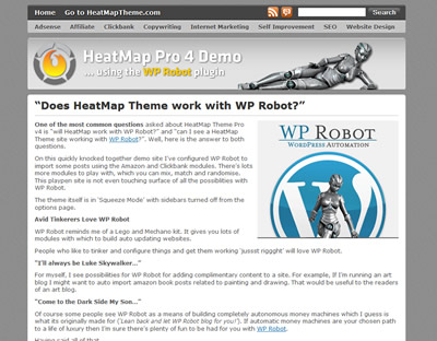 WP Robot Demo Site